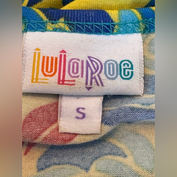 LULAROE Irma Multicolor tunic. Size S - Picture 5 of 5